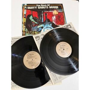 Buffy Sainte-Marie The Best Of Vinyl 2LP Vanguard VSD 3/4 Folk Rock 1970 Stereo